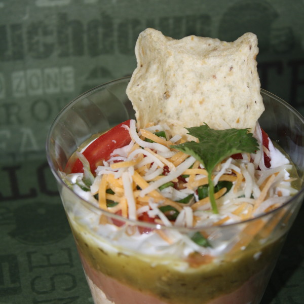 Green Chili Layered Dip