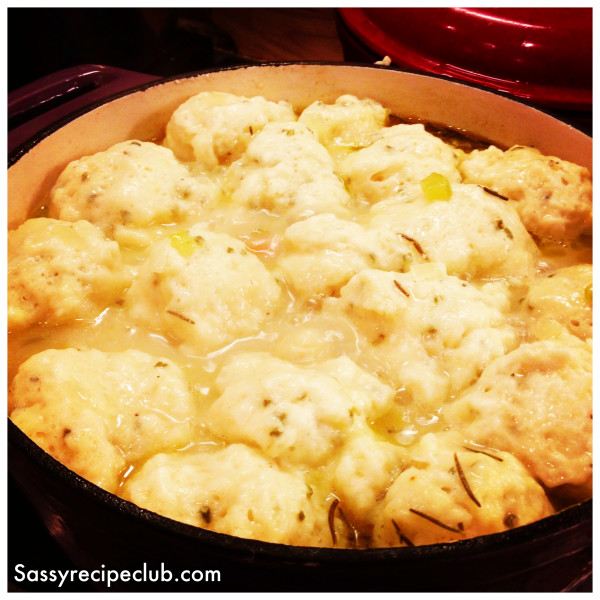 Lighter Chicken and Dumplings